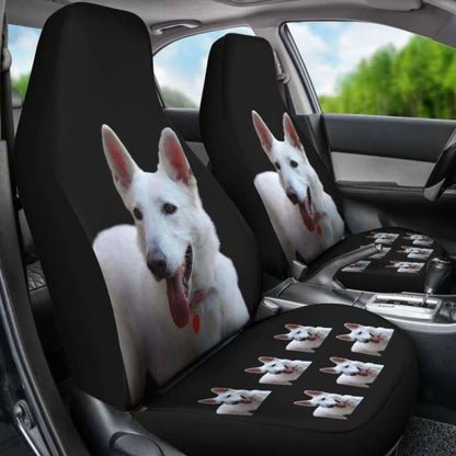 German Shepherd Car Seat Covers White German Shepherd