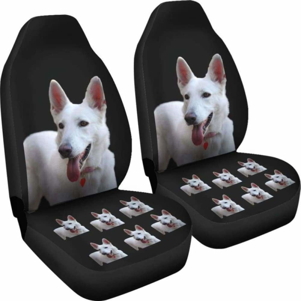 German Shepherd Car Seat Covers White German Shepherd
