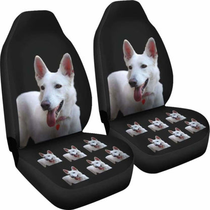 German Shepherd Car Seat Covers White German Shepherd