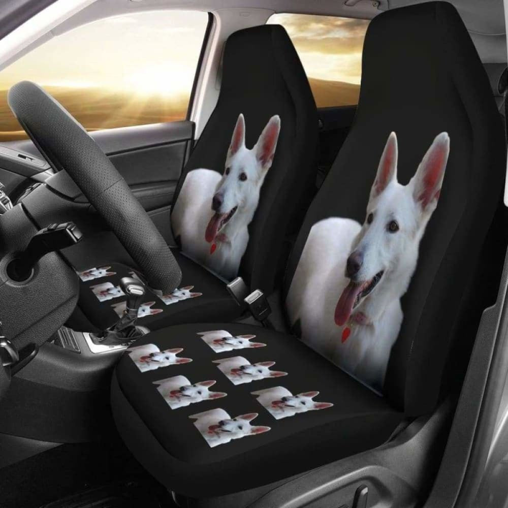 German Shepherd Car Seat Covers White German Shepherd