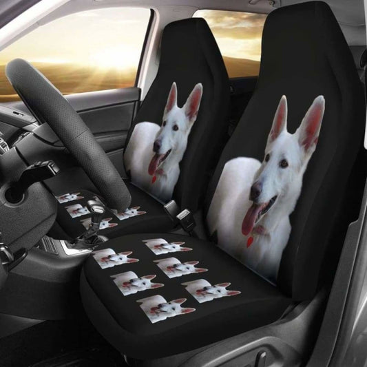 German Shepherd Car Seat Covers White German Shepherd