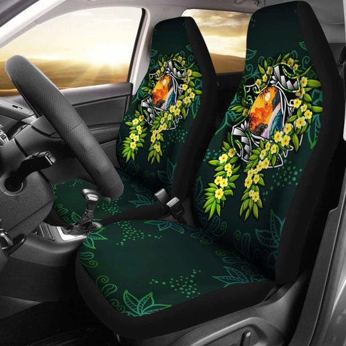 Polynesian Car Seat Covers - Ti Leaf Lei Turtle - Amazing