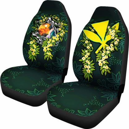 Polynesian Hawaii Car Seat Covers - Ti Leaf Lei Turtle - Amazing