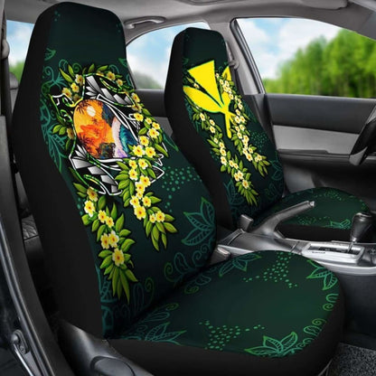 Polynesian Hawaii Car Seat Covers - Ti Leaf Lei Turtle - Amazing