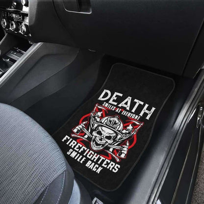 Firefighter Front And Back Car Mats Set Of