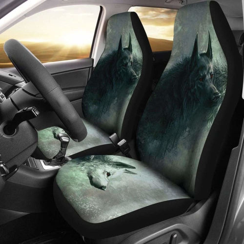 Green Wolf Car Seat Covers Amazing