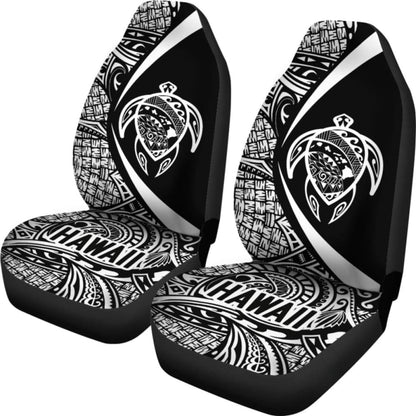 Hawaii Turtle Map Polynesian Car Seat Covers - White - Best Look - New