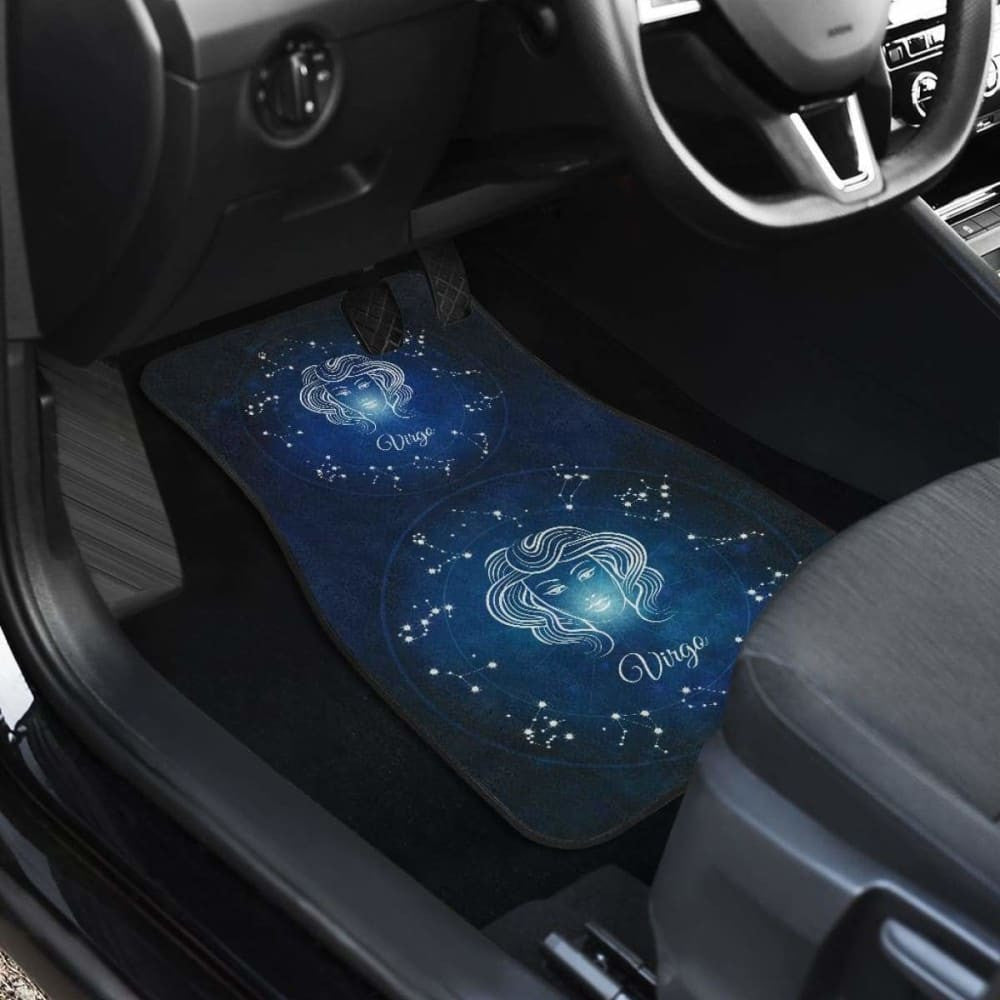 Virgo Zodiac Sign Car Floor Mats Amazing Gift