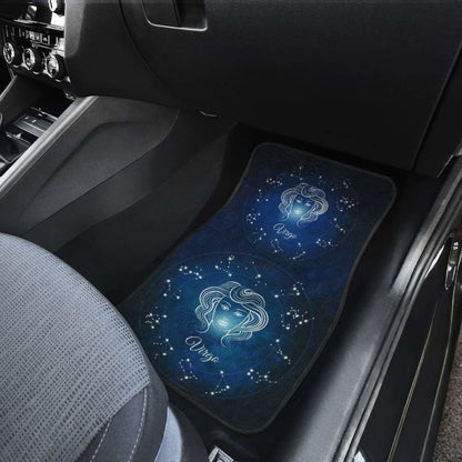 Virgo Zodiac Sign Car Floor Mats Amazing Gift