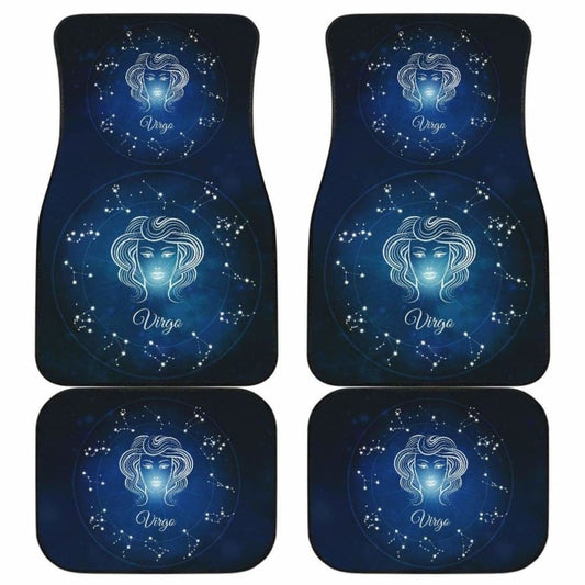 Virgo Zodiac Sign Car Floor Mats Amazing Gift