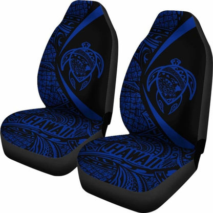 Hawaii Turtle Map Polynesian Car Seat Covers - Blue - Best Look - New