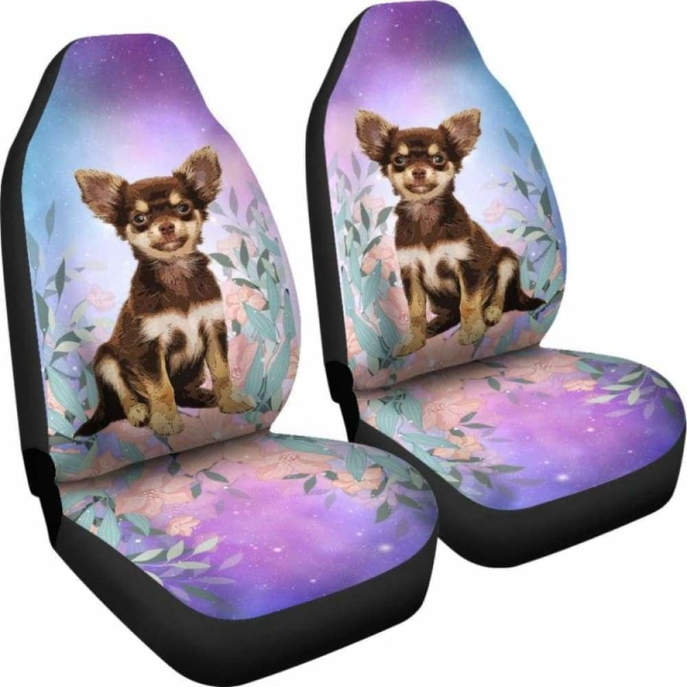 Chihuahua At Galaxy Car Seat Covers