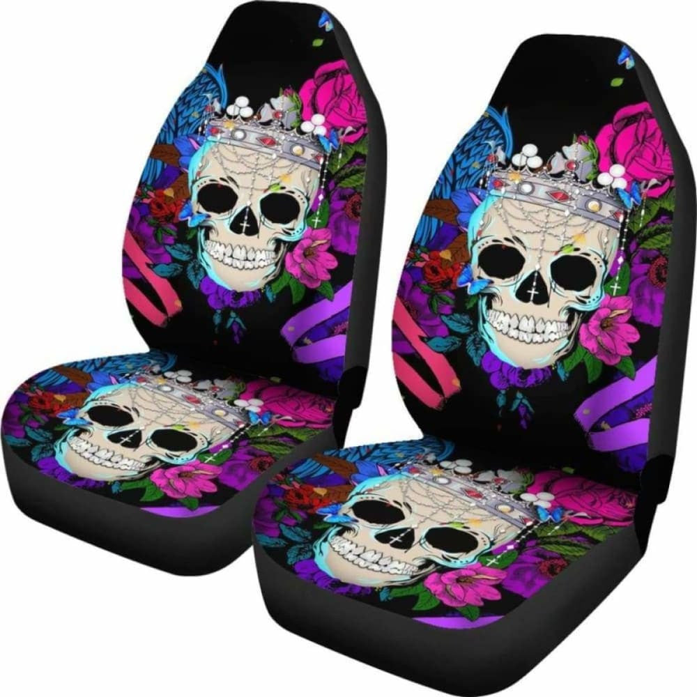 Set Of Pcs Skull Car Seat Covers