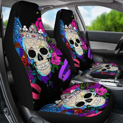 Set Of Pcs Skull Car Seat Covers