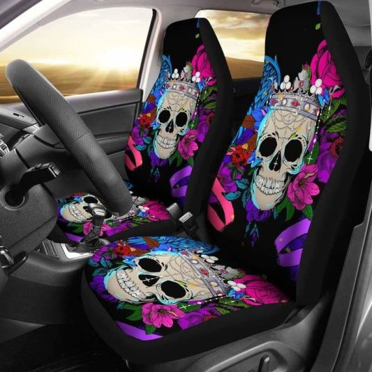 Set Of Pcs Skull Car Seat Covers
