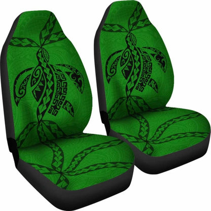Polynesian Car Seat Covers - Polynesian Tattoo Green - Amazing