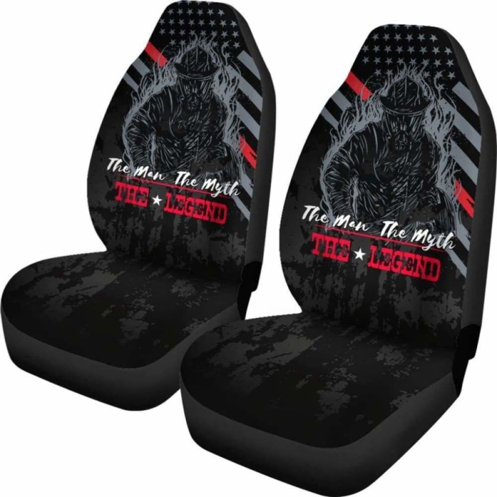 Firefighter Man Myth Legend Car Seat Covers