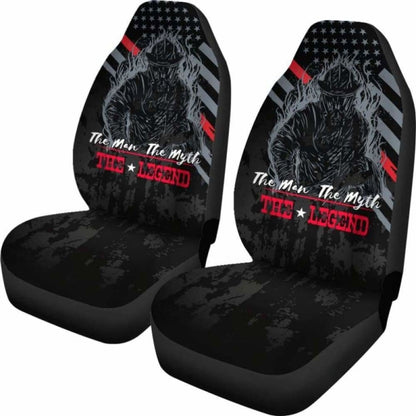 Firefighter Man Myth Legend Car Seat Covers