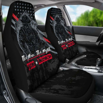 Firefighter Man Myth Legend Car Seat Covers