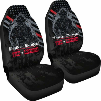 Firefighter Man Myth Legend Car Seat Covers