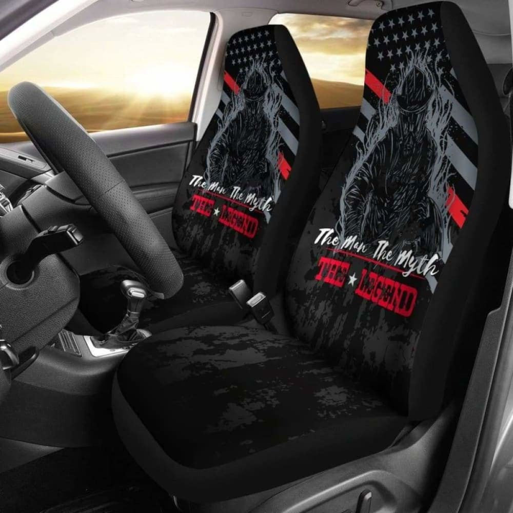 Firefighter Man Myth Legend Car Seat Covers