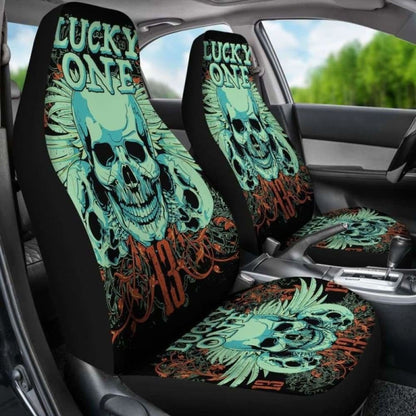 Set Pcs Lucky One Skull Seat Cover Sugar Skulls