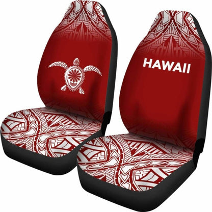 Polynesian Hawaii Turtle Car Seat Covers Fog Red New