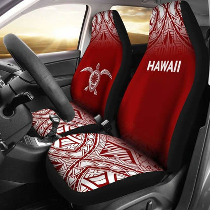 Polynesian Hawaii Turtle Car Seat Covers Fog Red New