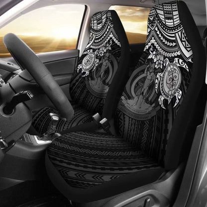 Vanuatu Polynesian Car Seat Covers - White Turtle - Amazing