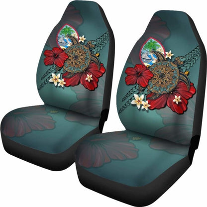 Guam Car Seat Covers Blue Turtle Tribal Amazing