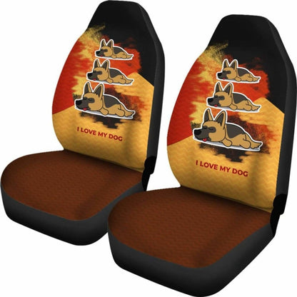 German Shepherd Dog Car Seat Covers