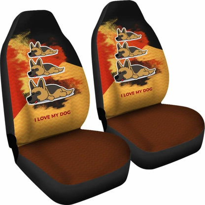 German Shepherd Dog Car Seat Covers