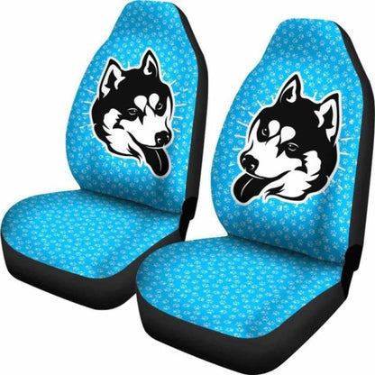 Husky Dog Paw Car Seat Covers Awesome