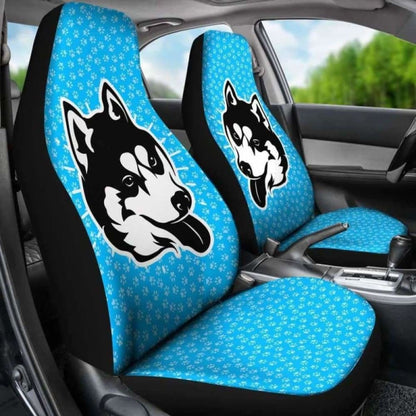 Husky Dog Paw Car Seat Covers Awesome
