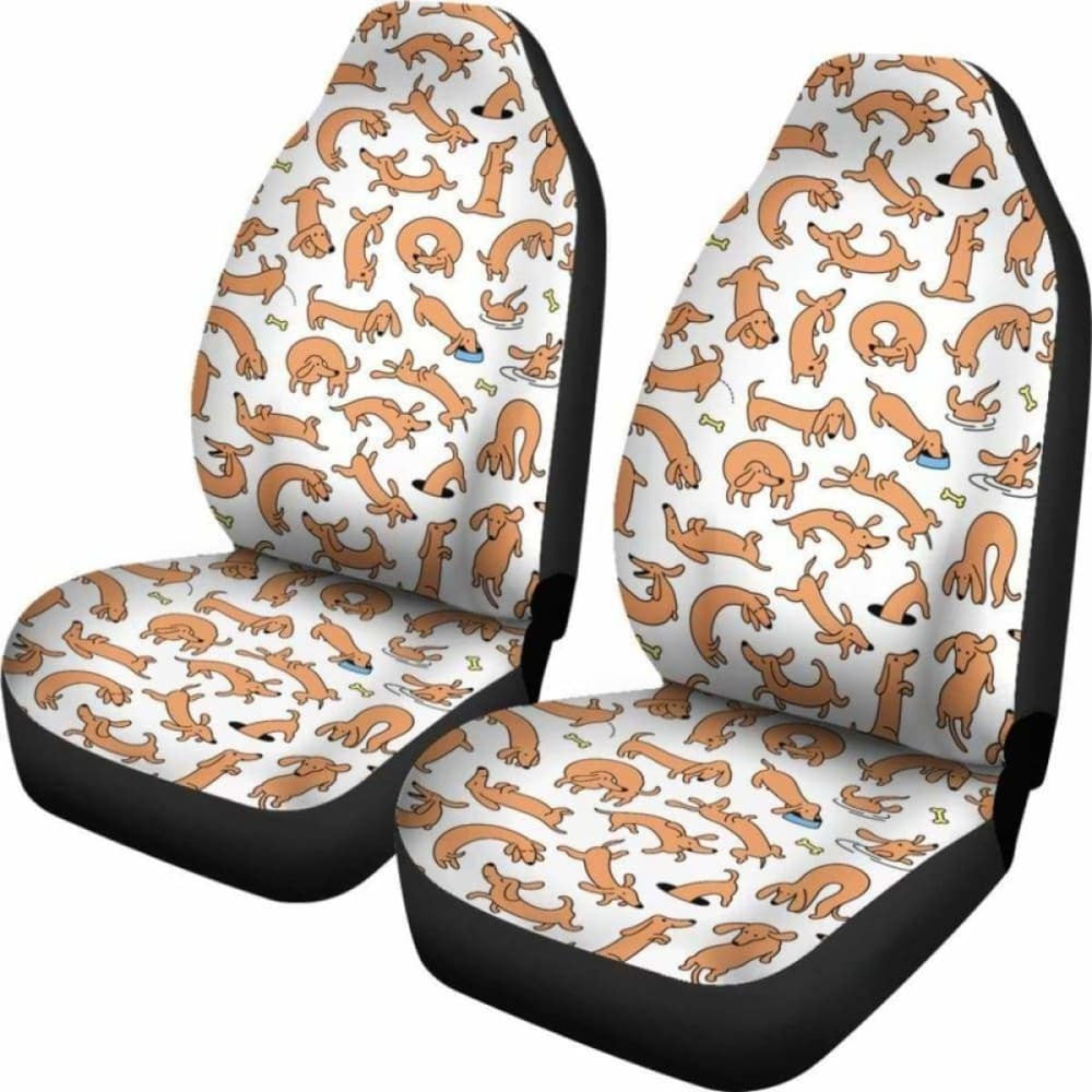 Dachshund Shades Patterns Car Seat Covers
