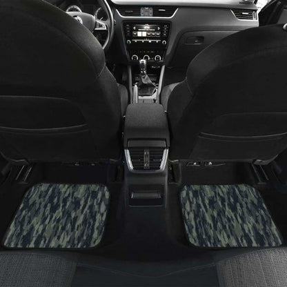Forest Camouflage Front And Back Car Mats
