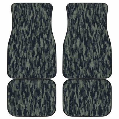 Forest Camouflage Front And Back Car Mats