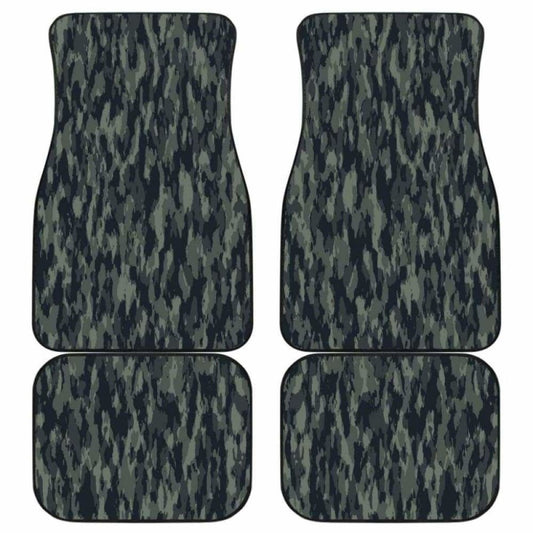 Forest Camouflage Front And Back Car Mats