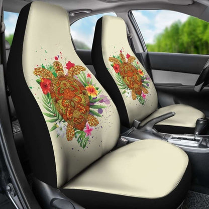 Hawaii Turtle Life Hibiscus Design Car Seat Covers - New - Awesome
