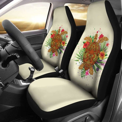 Hawaii Turtle Life Hibiscus Design Car Seat Covers - New - Awesome