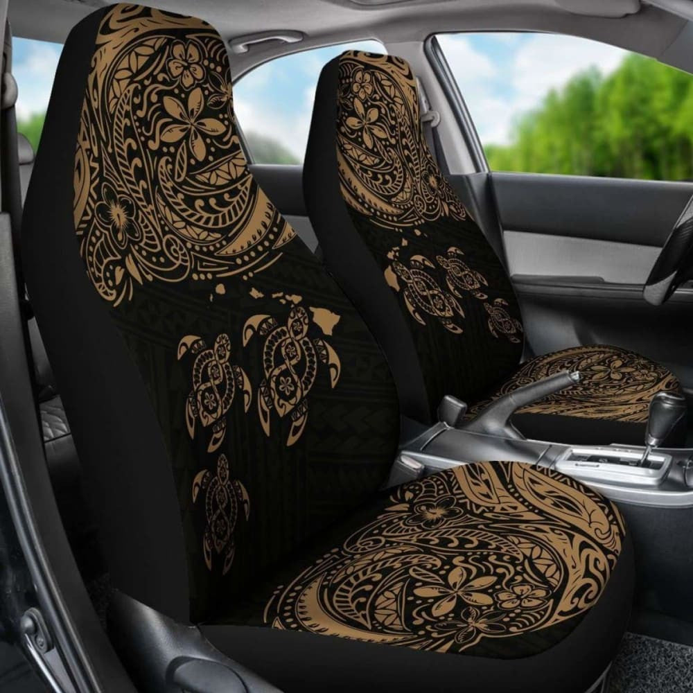 Hawaii Tribal Honu Turtle Car Seat Covers New