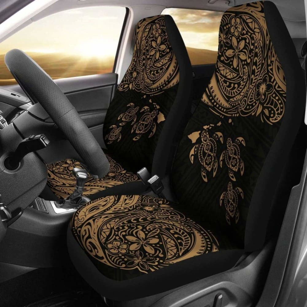 Hawaii Tribal Honu Turtle Car Seat Covers New