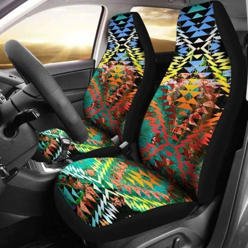 Taos Sunset Camo Set of Car Seat Covers