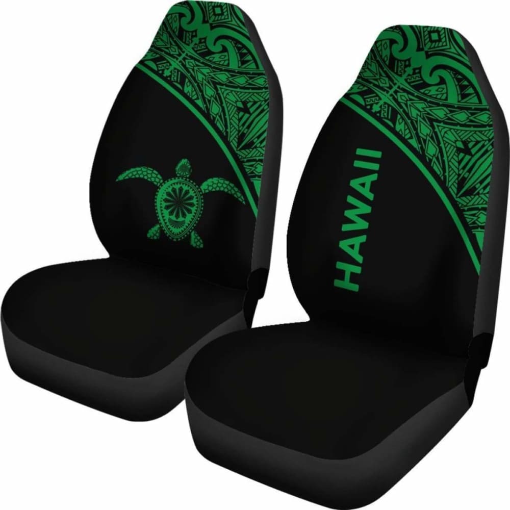 Polynesian Hawaii Turtle Car Seat Covers Curve Green New