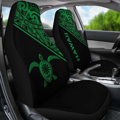 Polynesian Hawaii Turtle Car Seat Covers Curve Green New