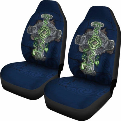 Celtic Cross Car Seat Cover