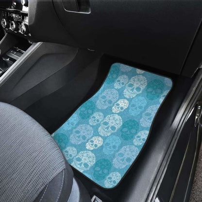 Set Pcs Sugar Skull Car Mats