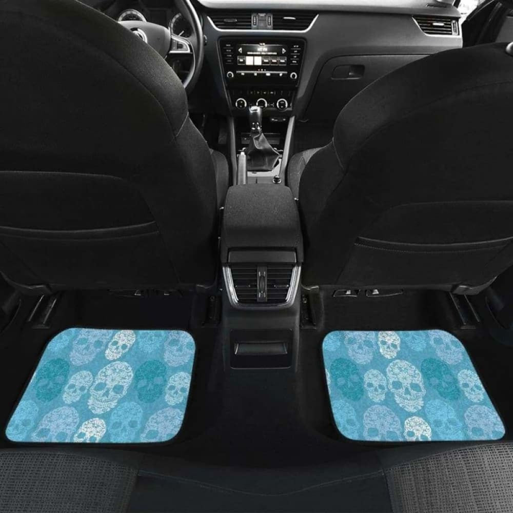 Set Pcs Sugar Skull Car Mats