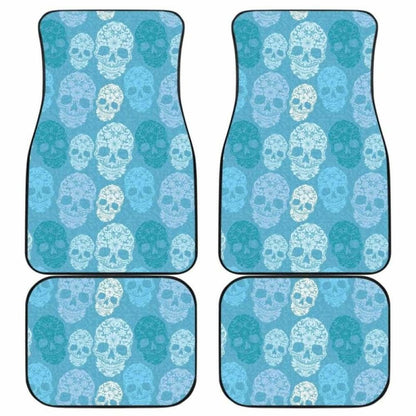 Set Pcs Sugar Skull Car Mats