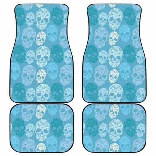 Set Pcs Sugar Skull Car Mats